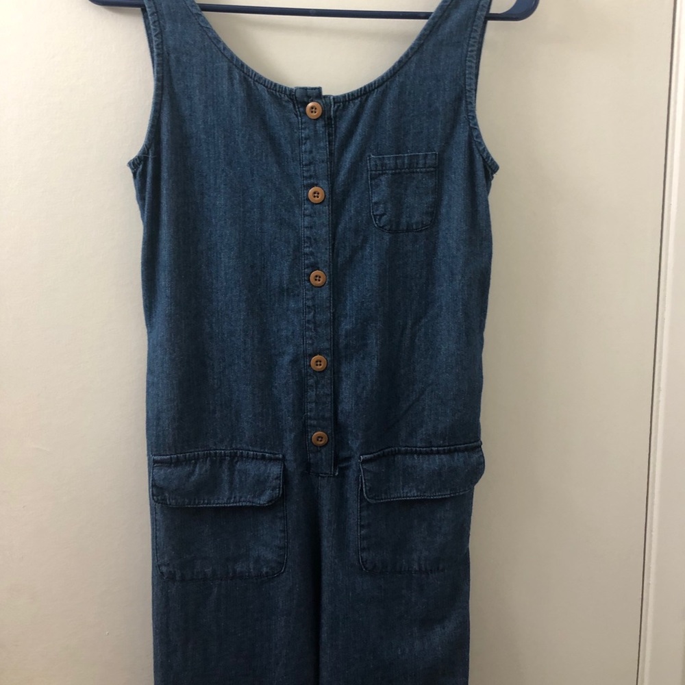 Kids denim jumpsuit